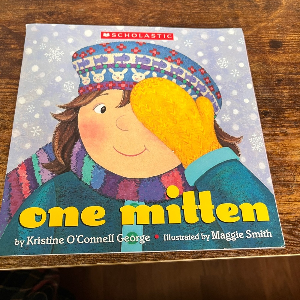 Scholastic 'One Mitten' Book with Vibrant Colors